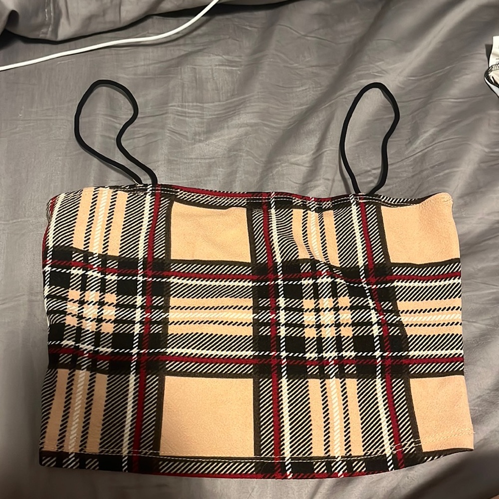SHEIN crop top, women’s size small, multicolor.